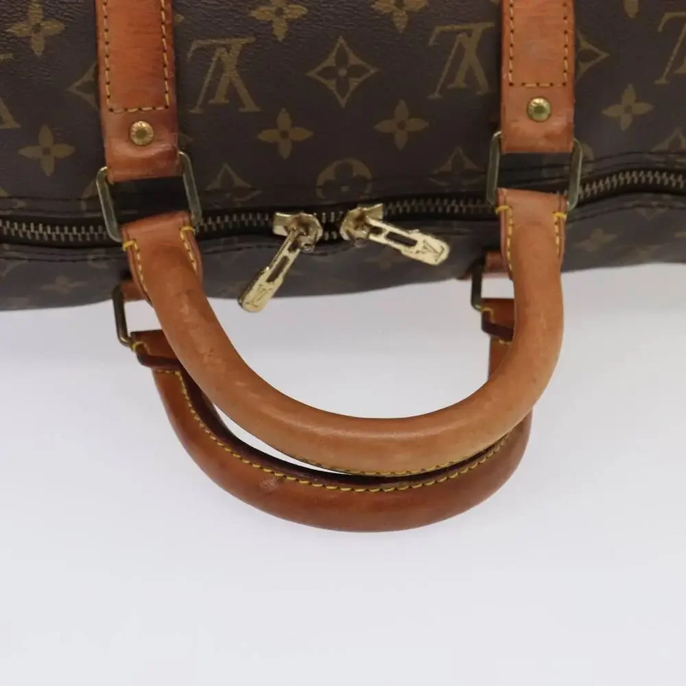 LOUIS VUITTON Monogram Keepall Bandouliere 50 Boston Bag M41416